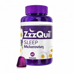 ZzzQuil Sleep Ζελεδάκια με Μελατονίνη, Βιταμίνη Β6 & Βότανα με Φρούτων 60τμχ	