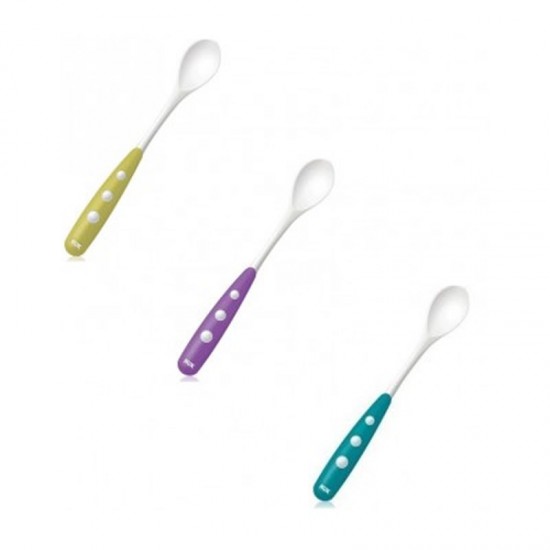 NUK Feeding Spoon Κουτάλι Φαγητού σε Μωβ Χρώμα 6+ μηνών, 2 τμχ