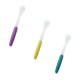 NUK Soft Feeding Spoon Κουταλάκι Τροφής Μαλακό από Σιλικόνη 4+μηνών σε χρώμα Μωβ, 2 τμχ