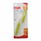 NUK Soft Feeding Spoon Κουταλάκι Τροφής Μαλακό από Σιλικόνη 4+μηνών σε χρώμα Πράσινο, 2 τμχ