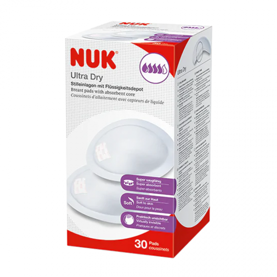NUK Ultra Dry Comfort Επιθέματα Στήθους 30 Τεμάχια
