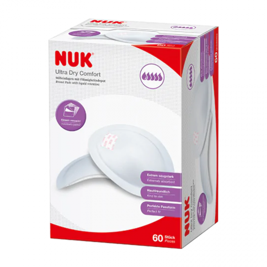 NUK Επιθέματα Στήθους Ultra Dry Comfort 60 Τεμάχια