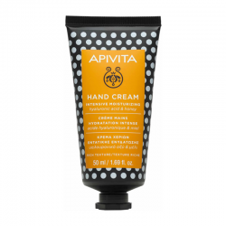 Apivita Hand Cream Intensive Moisturizing Κρέμα Χεριών Εντατικής Ενυδάτωσης Πλούσιας Υφής με Υαλουρονικό Οξύ & Μέλι 50ml