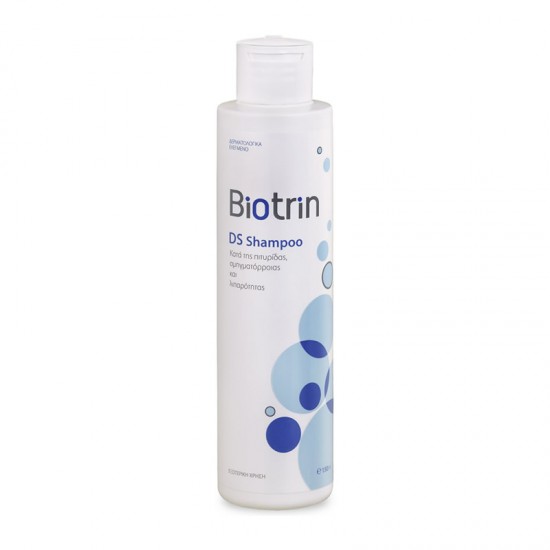 Biotrin DS Shampoo Hair & Face Σαμπουάν κατά της Πιτυρίδας, Σμηγματόρροιας & Λιπαρότητας 150ml
