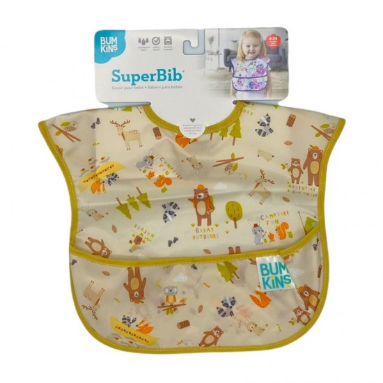 Bumkins Superbib Camp Friends- Αδιάβροχη Σαλιάρα