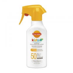 Carroten Kids Suncare Face & Body Milk Spray SPF50 300ml - Αντηλιακό Γαλάκτωμα Προσώπου & Σώματος σε Σπρέι για Παιδιά άνω των 3 ετών