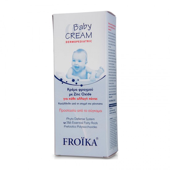 Froika Baby Cream 200ml - Αδιάβροχη Κρέμα Φραγμού για Κάθε Αλλαγή Πάνας για Προστασία από το Σύγκαμα