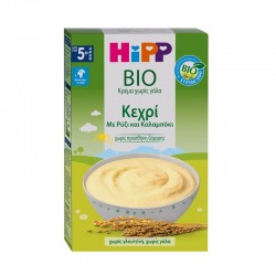 HiPP Bio Κεχρί Κρέμα με Ρύζι και Καλαμπόκι χωρίς Γάλα, Γλουτένη και Προσθήκης Ζάχαρης για Μωρά από τον 5ο Μήνα 200g