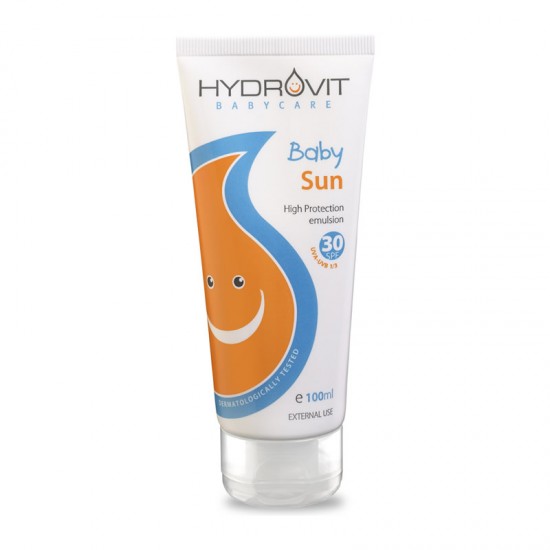 Hydrovit Baby Sun High Protection Emulsion SPF30+ 100ml - Αντηλιακό Γαλάκτωμα Υψηλής Προστασίας για Βρεφική & Παιδιά