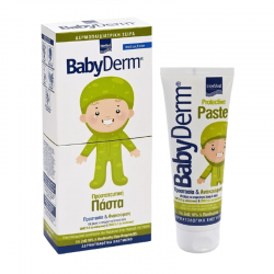 Intermed BabyDerm Protective Paste 125ml - Προστατευτική Πάστα Αδιαβροχοποίησης της Μηρογεννητικής Περιοχής με 10% Οξείδιο του Ψευδαργύρου