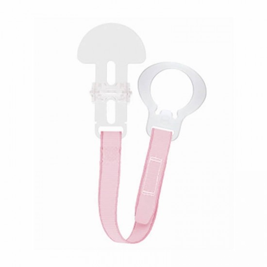 MAM Clip Κορδέλα Στήριξης Πιπίλας Συλλογή 0+m Forest Χρώμα Ροζ 1 Τεμάχιο