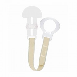 MAM Clip Κορδέλα Στήριξης Πιπίλας Συλλογή Forest 0+m Χρώμα Κρεμ 1 Τεμάχιο