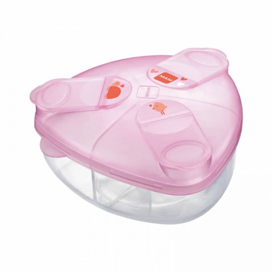 MAM Δοχείο για Σκόνη Γάλακτος Milk Powder Box 0+ μηνών Χρώμα Ροζ Συλλογή Better Together 1τμχ