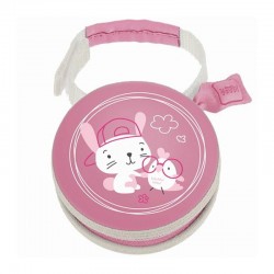 MAM Pod Θήκη Μεταφοράς για 2 Πιπίλες Χρώμα Ροζ 1τμχ