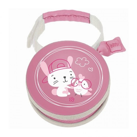 MAM Pod Θήκη Μεταφοράς για 2 Πιπίλες Χρώμα Ροζ 1τμχ