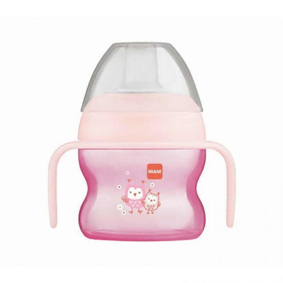 MAM Ποτηράκι Starter Cup 4+ μηνών Χρώμα Ροζ 150ml
