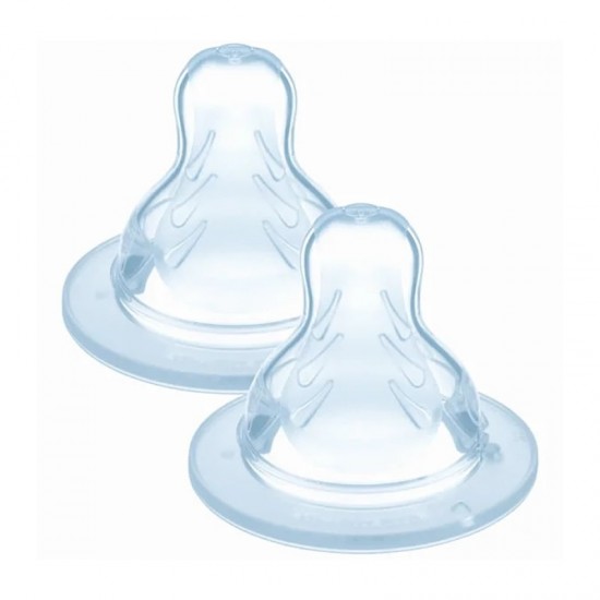 MAM Θηλή Σιλικόνης Μέγεθος 3 από 4+ μηνών 2τμχ