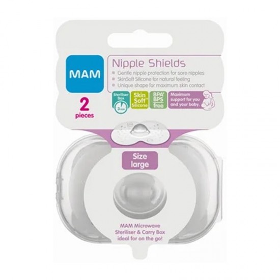MAM Προστατευτικά Θηλών Μέγεθος Large 2τμχ