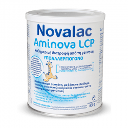 Novalac Aminova LCP Γάλα σε Σκόνη Υποαλλεργικό από τη Γέννηση έως 36 μηνών 400g