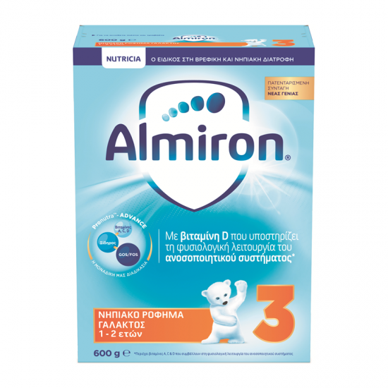 Nutricia Almiron No3 600g - Ρόφημα Γάλακτος σε Σκόνη μετά τον 12 Μήνα και έως 2 ετών