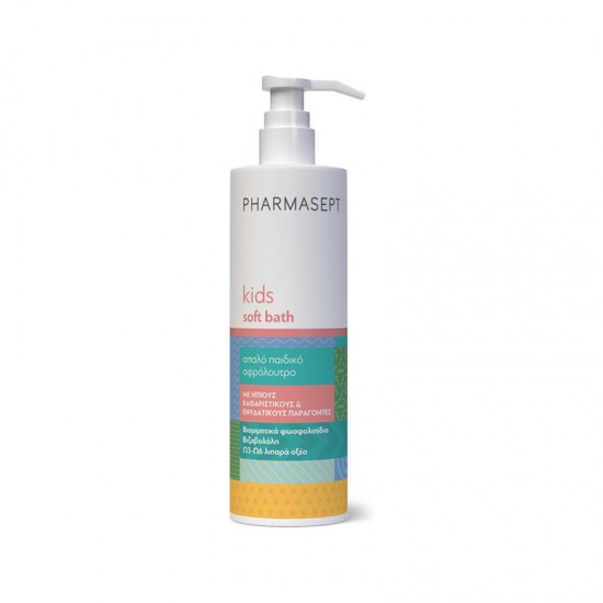 Pharmasept Kids Soft Bath, 500ml - Υποαλλεργικό Παιδικό Αφρόλουτρο για το Σώμα και την Ευαίσθητη Περιοχή 