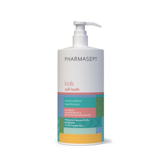 Pharmasept Kids Soft Bath Απαλό Παιδικό Αφρόλουτρο με Ήπιους Καθαριστικούς & Ενυδατικούς Παράγοντες 1000ml