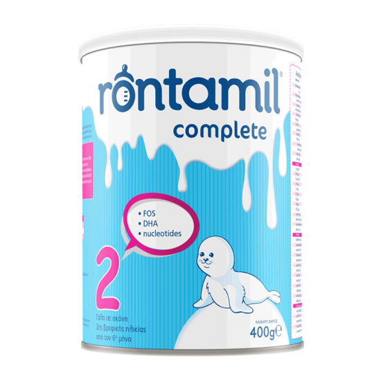 Rontamil Complete No2 400g - Γάλα σε Σκόνη 2ης Βρεφικής Ηλικίας από τον 6ο μήνα