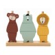 Trixie Wooden Animal Puzzle Stacker- Παιχνίδι Σύνθεσης Animals από Ξύλο για 18+ Μηνών