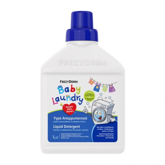 Frezyderm Baby Laundry Liquid Detergent 1Lt - Υγρό Απορρυπαντικό ειδικά σχεδιασμένο για Βρεφικά Ρούχα