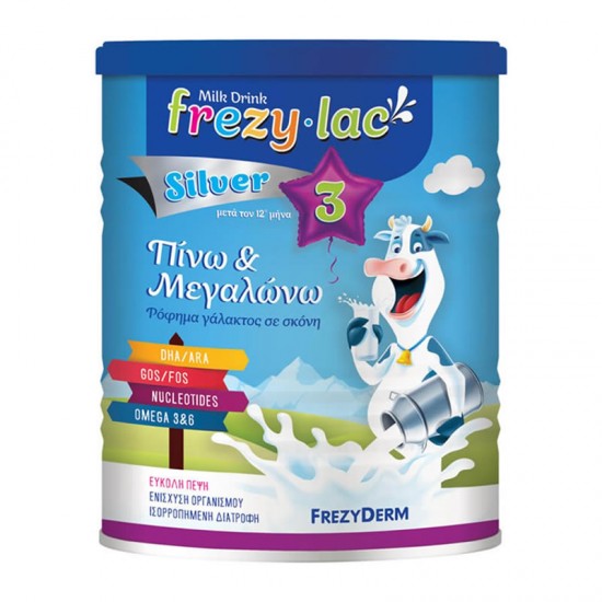 Frezyderm Frezylac Silver No3 Αγελαδινό Γάλα σε Σκόνη «Πίνω και Μεγαλώνω» από τον 12ο Μήνα 400g