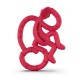 Matchstick Monkey Mini Monkey Teether- Κρίκος Οδοντοφυΐας Κόκκινος  0 + μηνών 