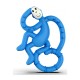 Matchstick Monkey Mini Monkey Teether- Κρίκος Οδοντοφυΐας Μπλε 0 + μηνών
