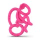 Matchstick Monkey Mini Monkey Teether- Κρίκος Οδοντοφυΐας Ροζ 0 + μηνών