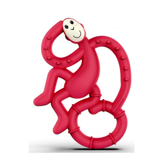 Matchstick Monkey Mini Monkey Teether- Κρίκος Οδοντοφυΐας Κόκκινος  0 + μηνών 