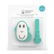Matchstick Monkey  Soother Clip & Flat Monkey Teether- Βρεφικό Σετ Κλιπ Πιπίλας & Μασητικό Μαϊμού Πράσινο