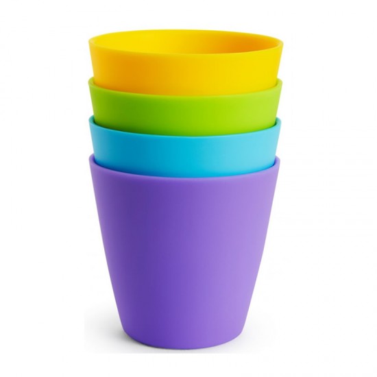 Munchkin Modern Multi Cups - Χρωματιστά Πλαστικά Ποτηράκια 18m+ 4τμχ