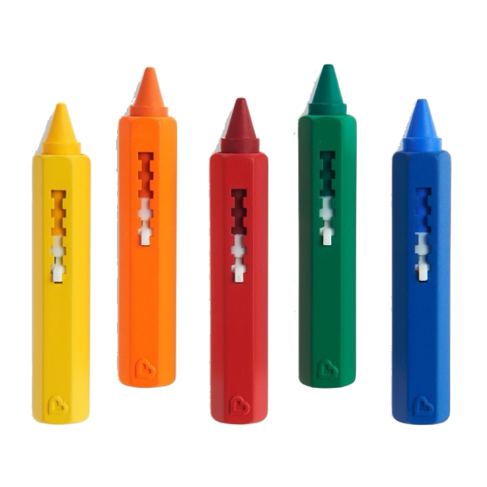 Munchkin Σετ Από 5 Πλενόμενους Μαρκαδόρους Μπάνιου