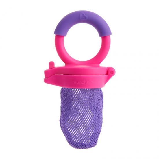 Munchkin Fresh Food Feeder Δίχτυ δοκιμής Φρέσκου Φαγητού Ροζ-Μωβ,1τμχ