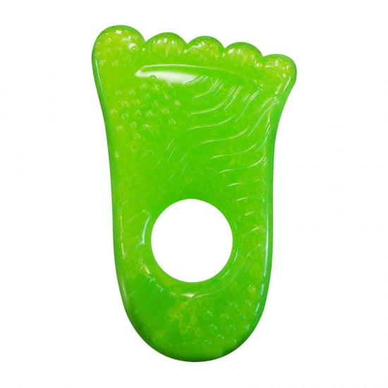 Munchkin Fun Ice Chewy Teether, Δροσιστικό Μασητικό σε Σχήμα Πατούσα & Πράσινο χρώμα 0m+, 1τμχ