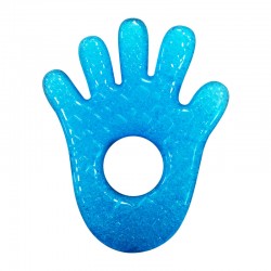 Munchkin Fun Ice Chewy Teether, Δροσιστικό Μασητικό σε Σχήμα Χεράκι & Μπλε χρώμα 0m+, 1τμχ