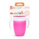 Munchkin Miracle 360 Trainer Cup 6m+, Εκπαιδευτικό Κύπελλο με Λαβές σε Ροζ Χρώμα, 207ml