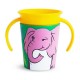 Munchkin Miracle 360 Degrees Trainer Cup Elephant, Εκπαιδευτικό Κύπελλο 6m+, 177ml 