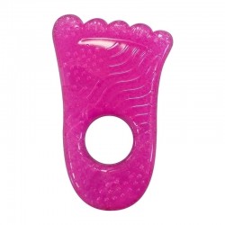 Munchkin Fun Ice Chewy Teether, Δροσιστικό Μασητικό σε Σχήμα Πατούσα & Ροζ χρώμα 0m+, 1τμχ