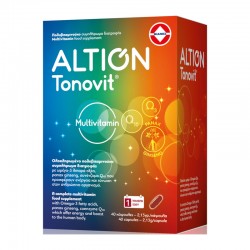 Altion Tonovit Πολυβιταμινούχο Συμπλήρωμα με Ωμέγα-3, Panax Ginseng & Συνένζυμο Q10 40 Κάψουλες