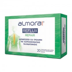 Elpen Almora Plus Reflux Repair 20 Φακελίσκοι μίας Δόσης με Υγρό 10ml - Συμπλήρωμα Διατροφής για την Αντιμετώπιση και Πρόληψη της Γαστροοισοφαγικής Παλινδρόμησης