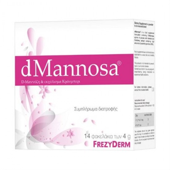 Frezyderm dMANNOSA 4g x 14 Φακελάκια Συμπλήρωμα Διατροφής για το Ουροποιητικό Σύστημα