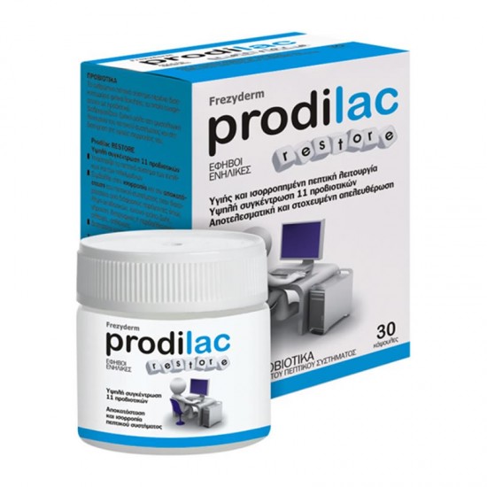 Frezyderm Prodilac Restore Συμπλήρωμα Διατροφής Προβιοτικών για Εφήβους και Ενήλικες 30 Κάψουλες