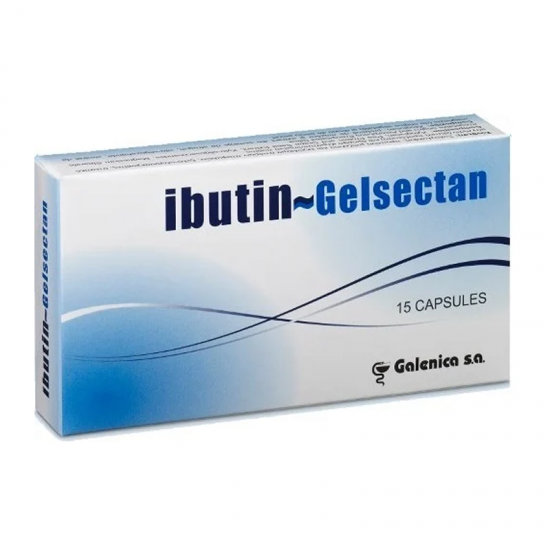 Galenica Ibutin Gelsectran 15 Κάψουλες - Συμπλήρωμα Διατροφής για τη Σωστή Λειτουργία του Εντέρου