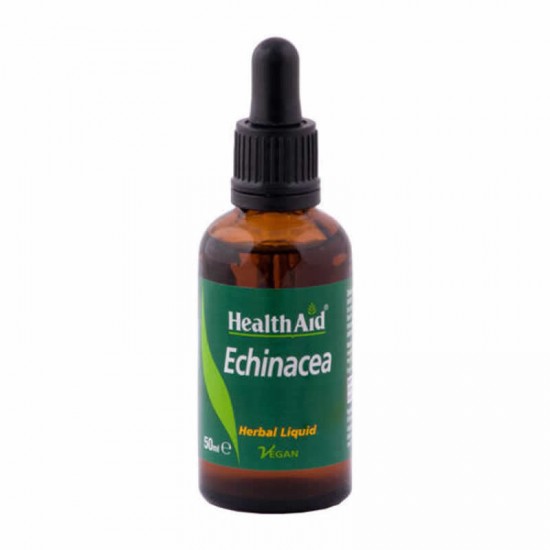 Health Aid Echinacea (Angustifolia) Herbal Liquid 50ml - Συμπλήρωμα Διατροφής για Ενίσχυση του Ανοσοποιητικού με Εχινάκεια με Γεύση Κεράσι για Παιδιά από 2 ετών