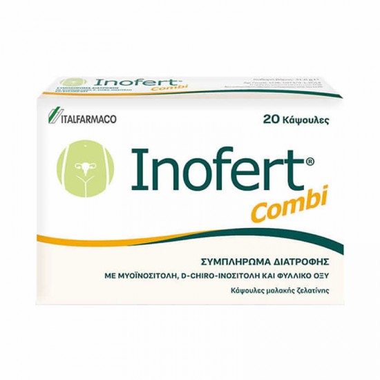 ITF Inofert Combi 20 Κάψουλες - Συμπλήρωμα Διατροφής για Γυναίκες για τη Σωστή Λειτουργία Συστημάτων και Οργάνων